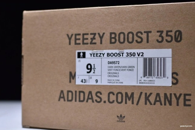 Boost Dark Yeezy V2 Adidas DA9572 350 Green 0717